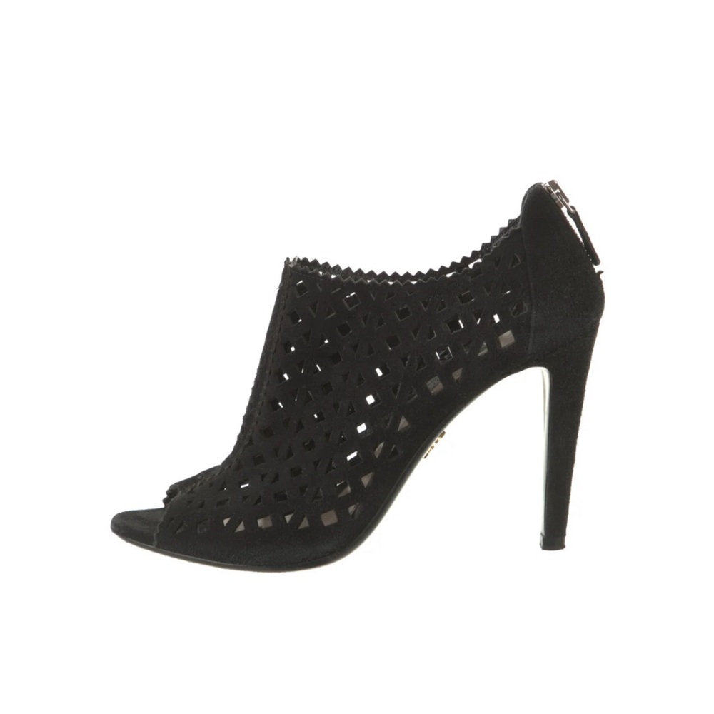 Prada Laser Cut Booties